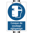 Casque de soudage obligatoire
