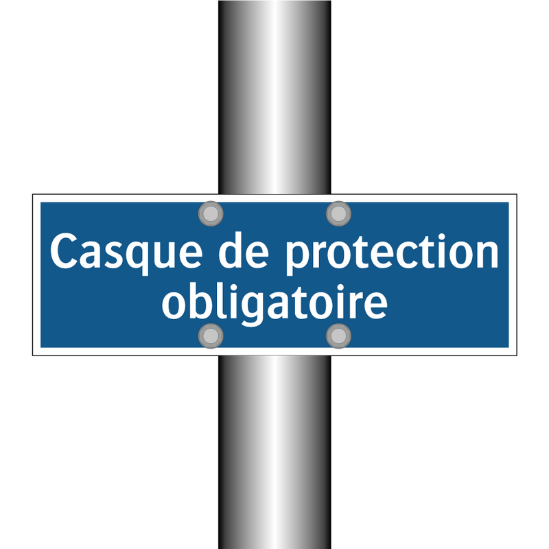 Casque de protection obligatoire