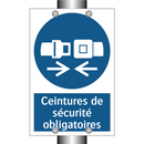 Ceintures de sécurité obligatoires