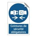 Ceintures de sécurité obligatoires