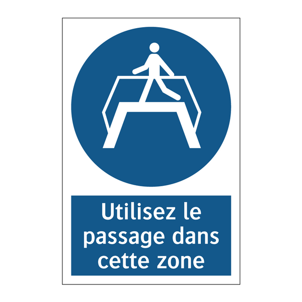 Utilisez le passage dans cette zone
