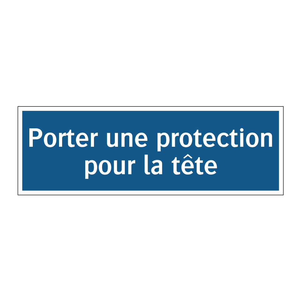 Porter une protection pour la tête