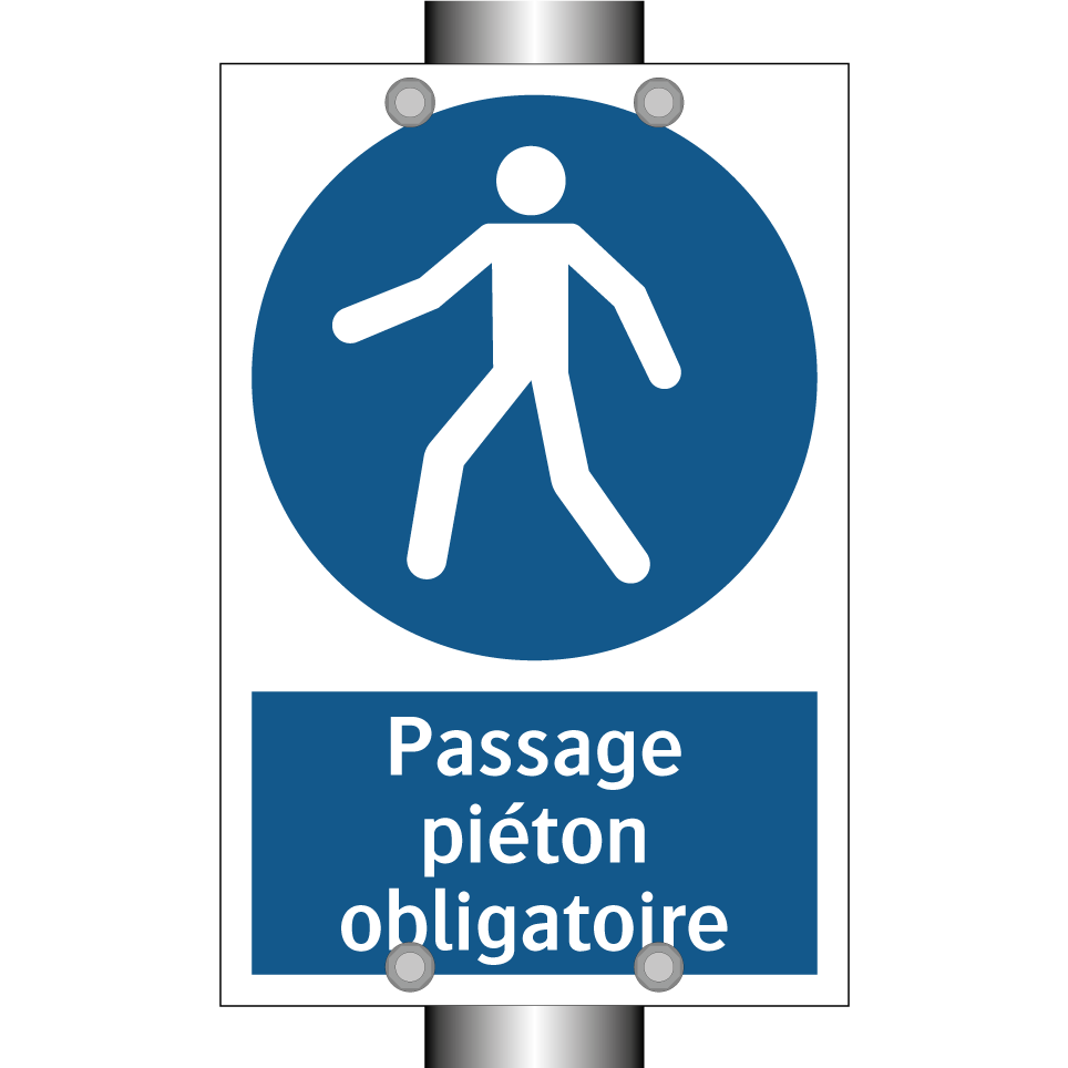 Passage piéton obligatoire