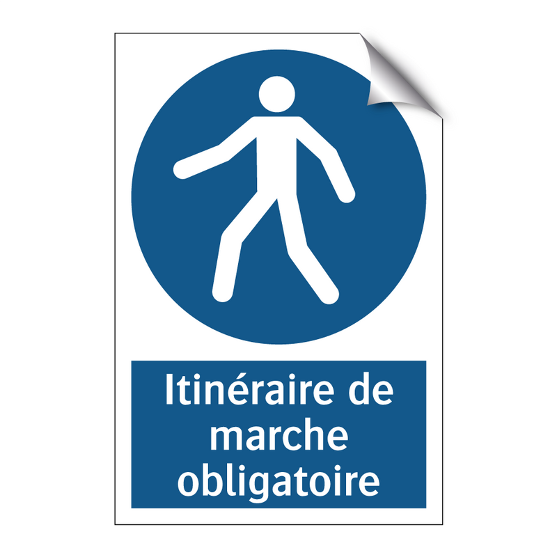 Itinéraire de marche obligatoire
