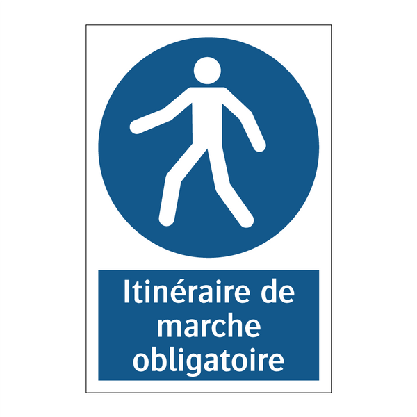 Itinéraire de marche obligatoire