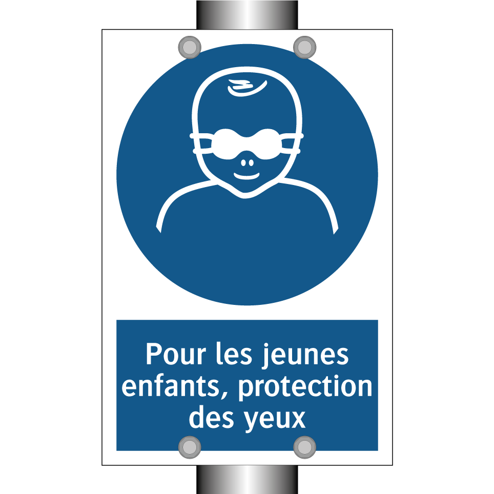 Pour les jeunes enfants, protection des yeux