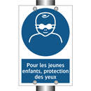 Pour les jeunes enfants, protection des yeux