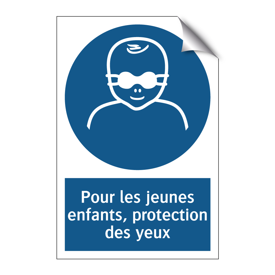 Pour les jeunes enfants, protection des yeux