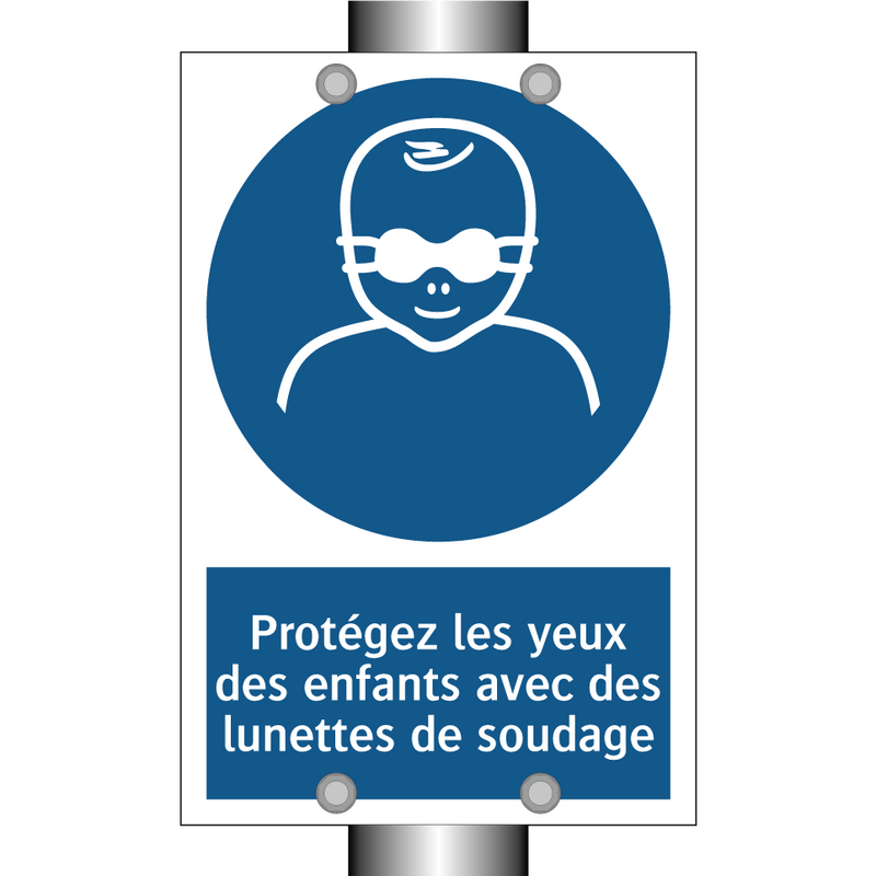 Protégez les yeux des enfants avec des lunettes de soudage