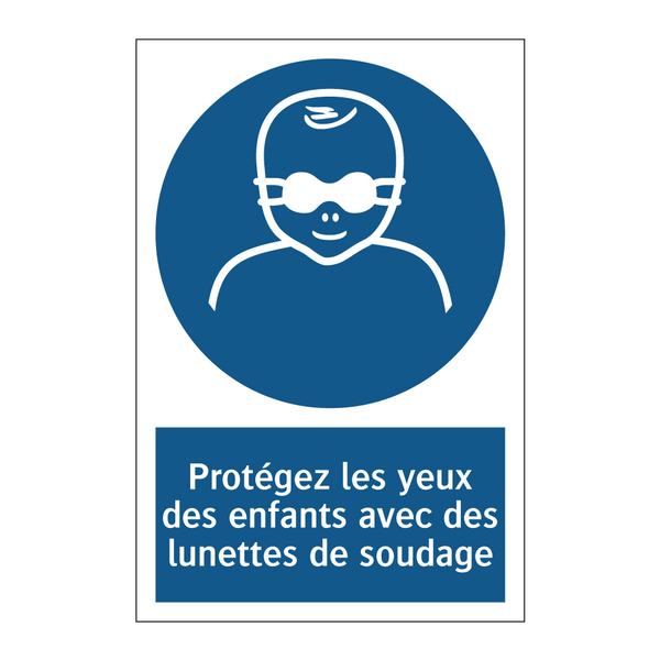 Protégez les yeux des enfants avec des lunettes de soudage