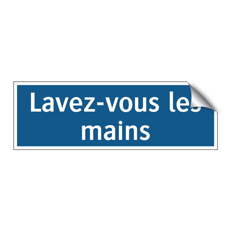 Lavez-vous les mains