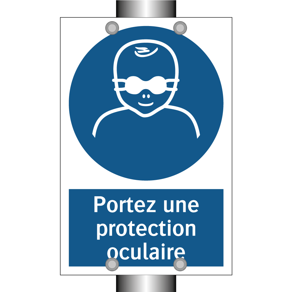 Portez une protection oculaire
