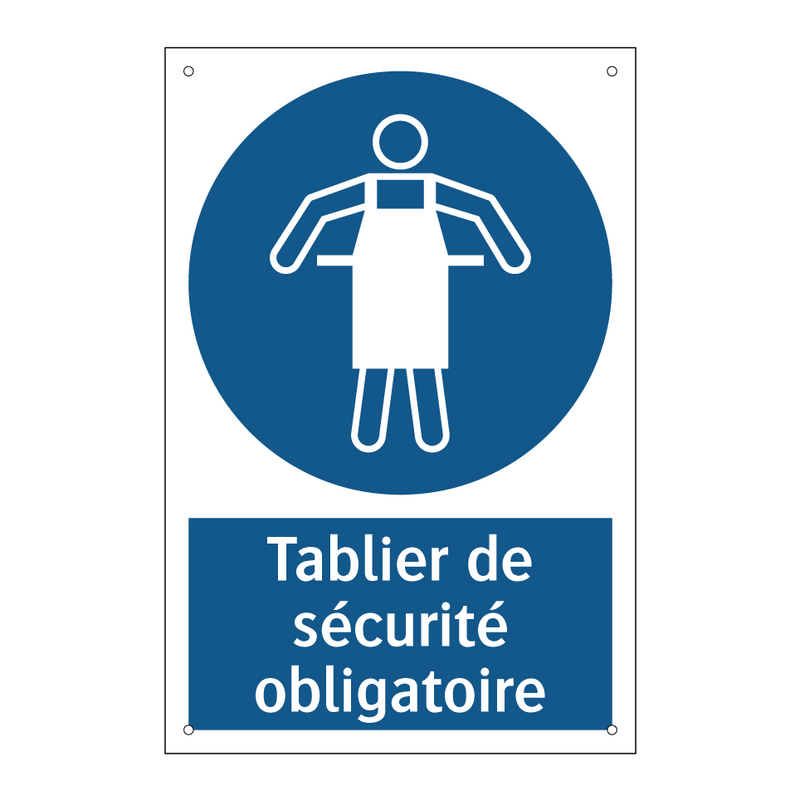 Tablier de sécurité obligatoire