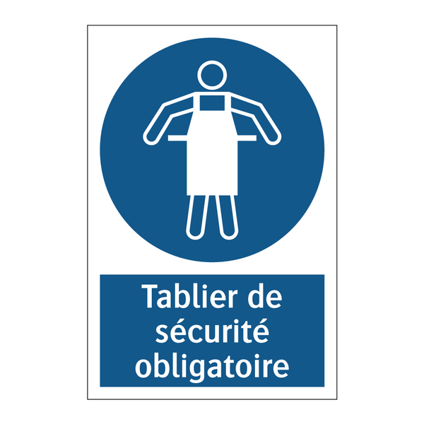 Tablier de sécurité obligatoire