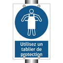 Utilisez un tablier de protection