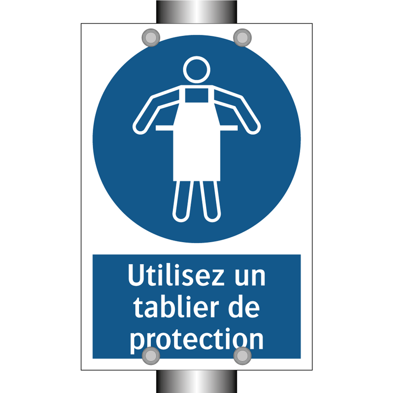 Utilisez un tablier de protection