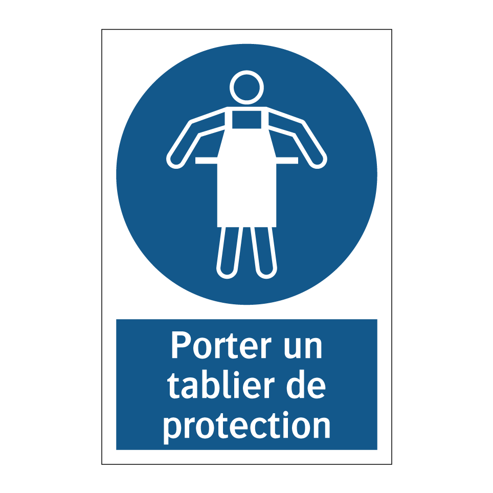 Porter un tablier de protection