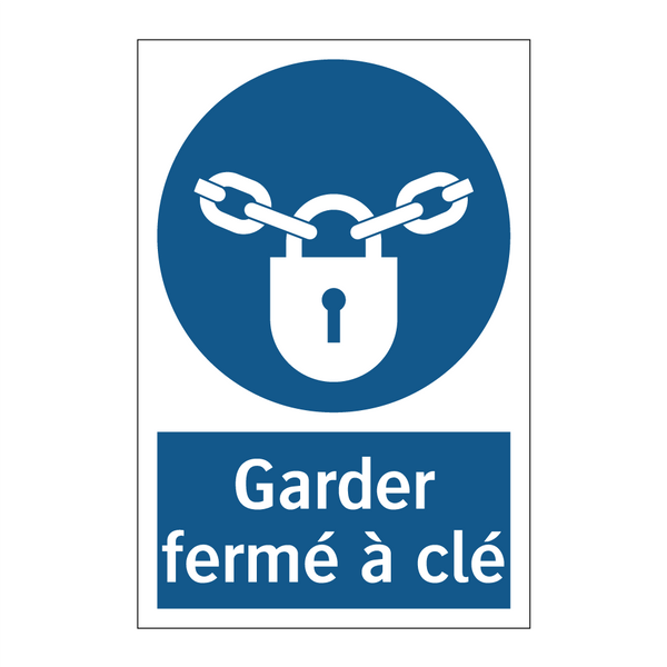 Garder fermé à clé