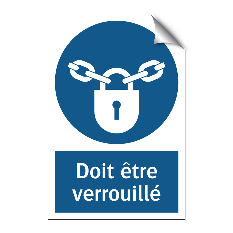 Doit être verrouillé