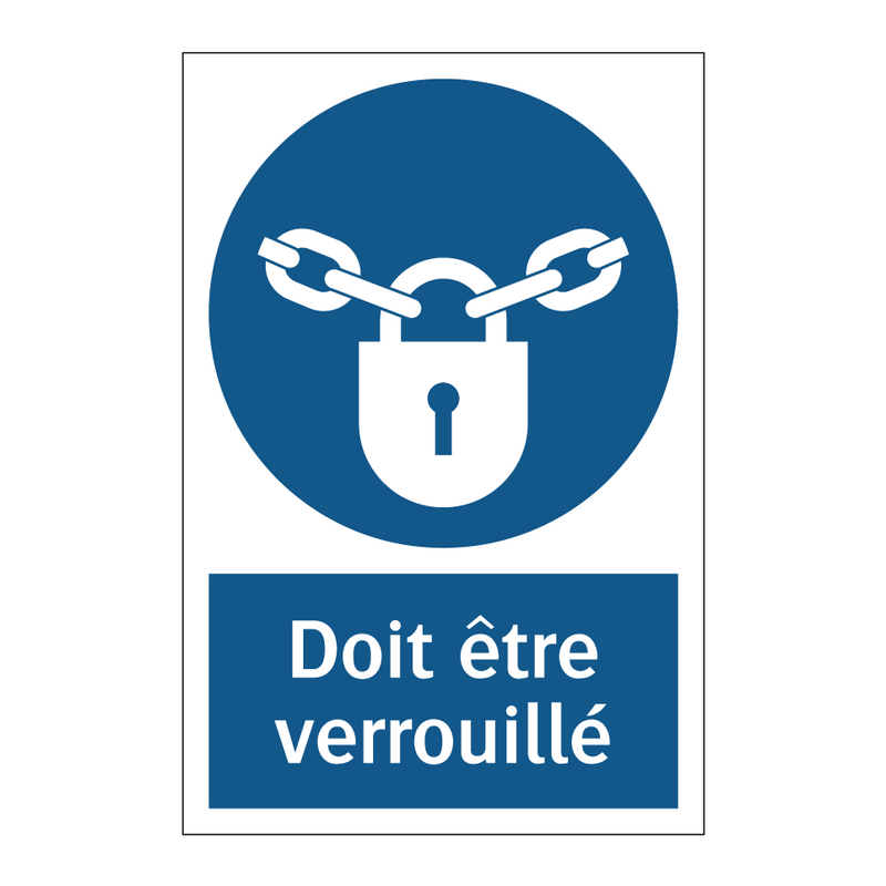 Doit être verrouillé