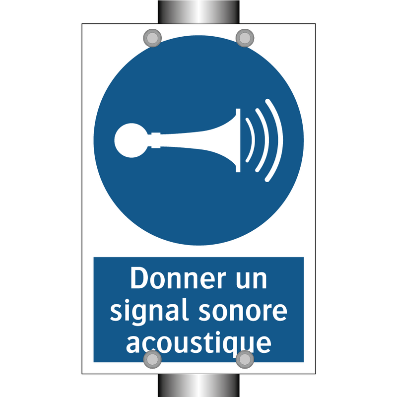 Donner un signal sonore acoustique