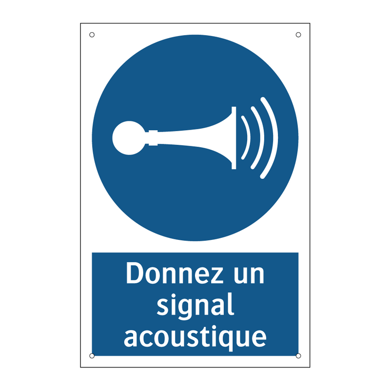 Donnez un signal acoustique