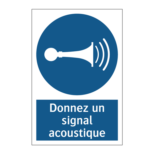 Donnez un signal acoustique