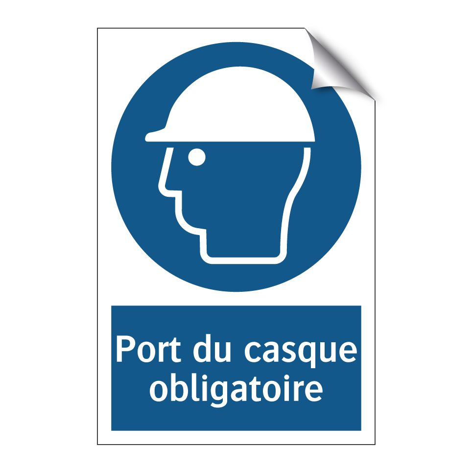 Port du casque obligatoire