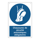 Chaussures de sécurité antistatiques obligatoires