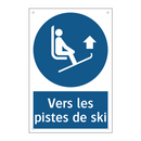 Vers les pistes de ski