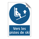 Vers les pistes de ski