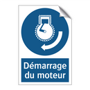 Démarrage du moteur