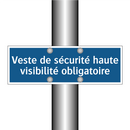 Veste de sécurité haute visibilité obligatoire