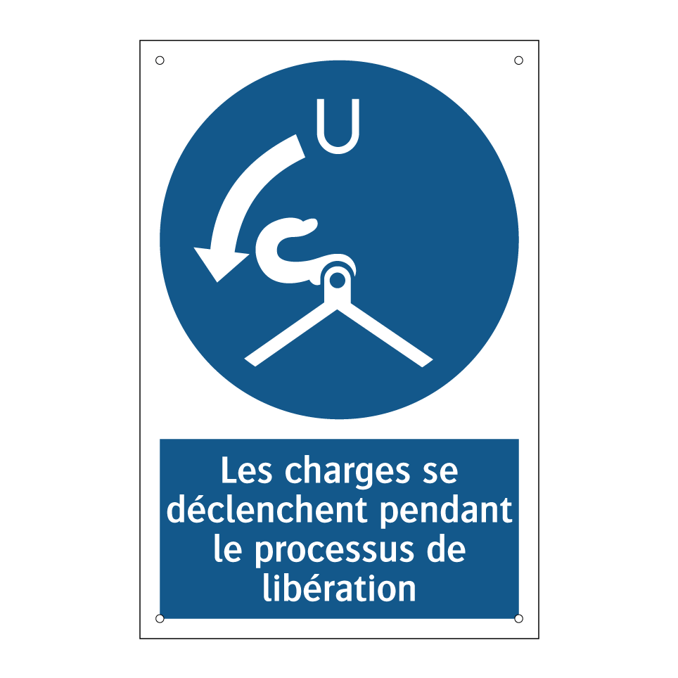 Les charges se déclenchent pendant le processus de libération