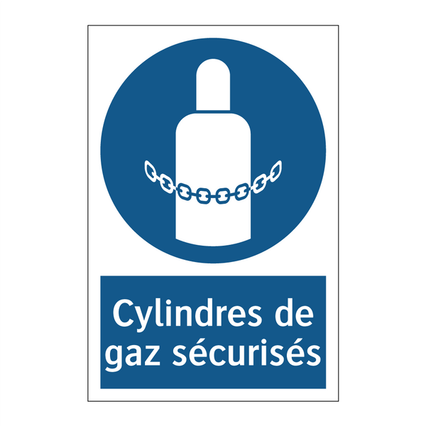 Cylindres de gaz sécurisés