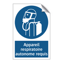 Appareil respiratoire autonome requis