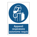 Appareil respiratoire autonome requis