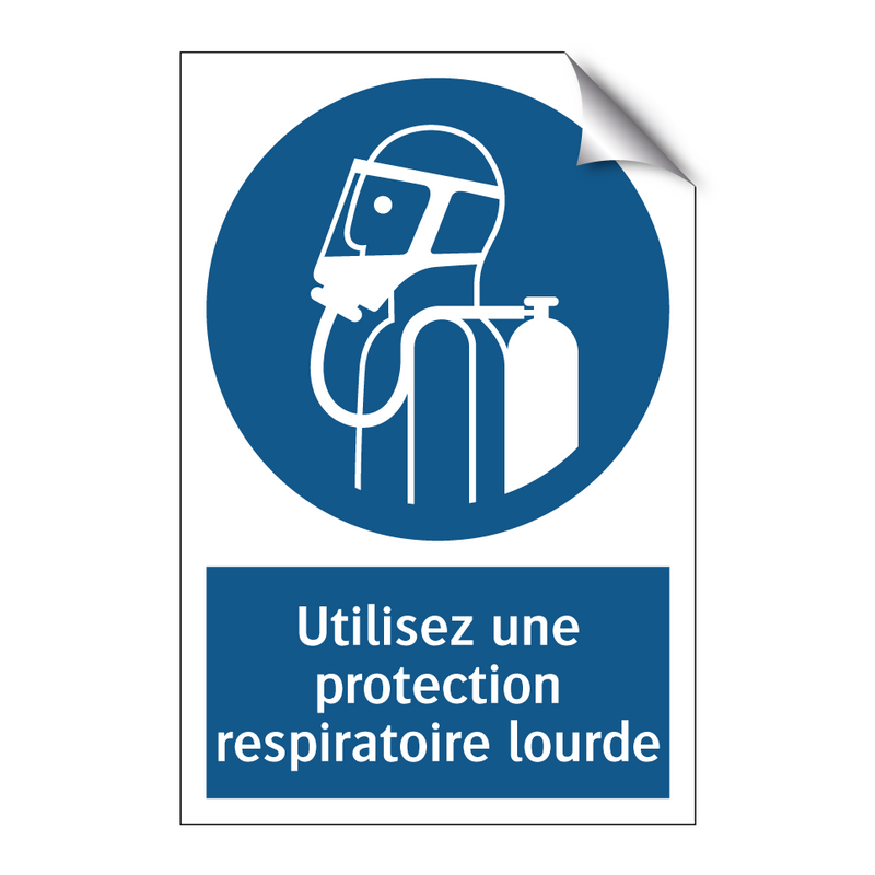 Utilisez une protection respiratoire lourde