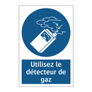 Utilisez le détecteur de gaz