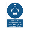 Utilisez des équipements de protection pour les sports de glisse