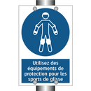 Utilisez des équipements de protection pour les sports de glisse