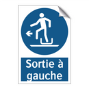 Sortie à gauche