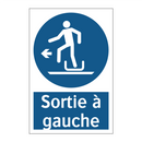 Sortie à gauche