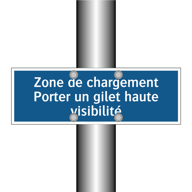 Zone de chargement Porter un gilet haute visibilité
