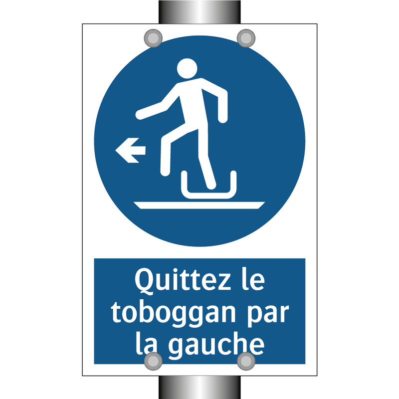 Quittez le toboggan par la gauche