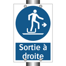 Sortie à droite