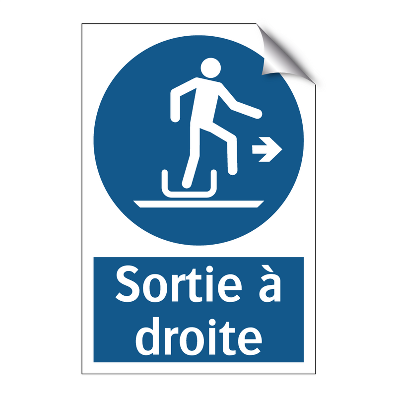 Sortie à droite