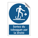 Sortez du toboggan par la droite