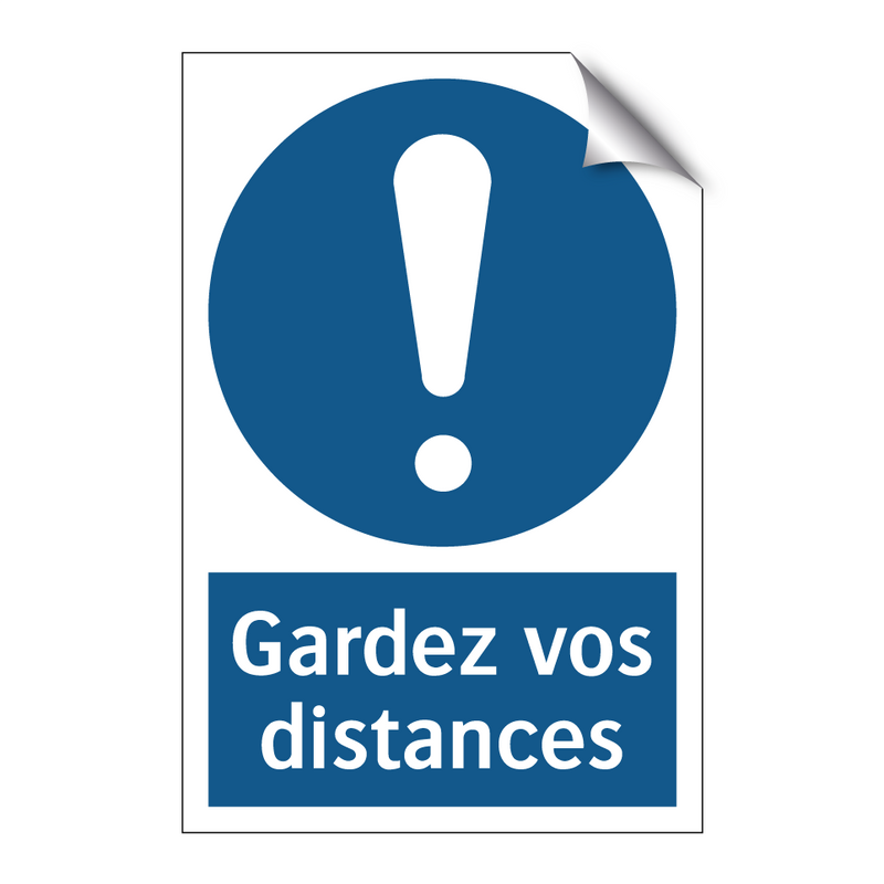 Gardez vos distances