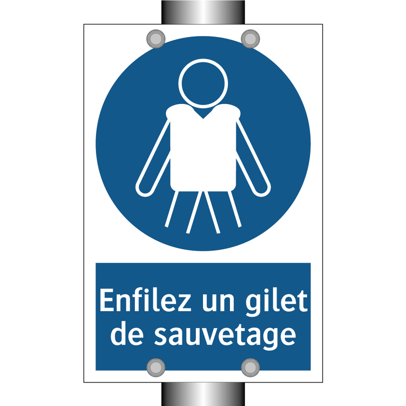 Enfilez un gilet de sauvetage